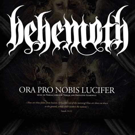 behemoth ora pro nobis lucifer lyrics